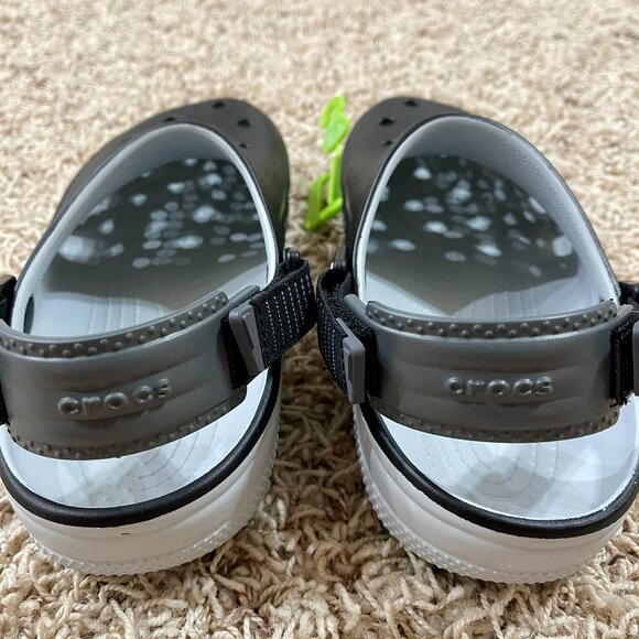 Crocs Men\'s Classic Turbo Clogs Shoes Black, Men’s Size 8/Women’s Size 10 (New) main image 8